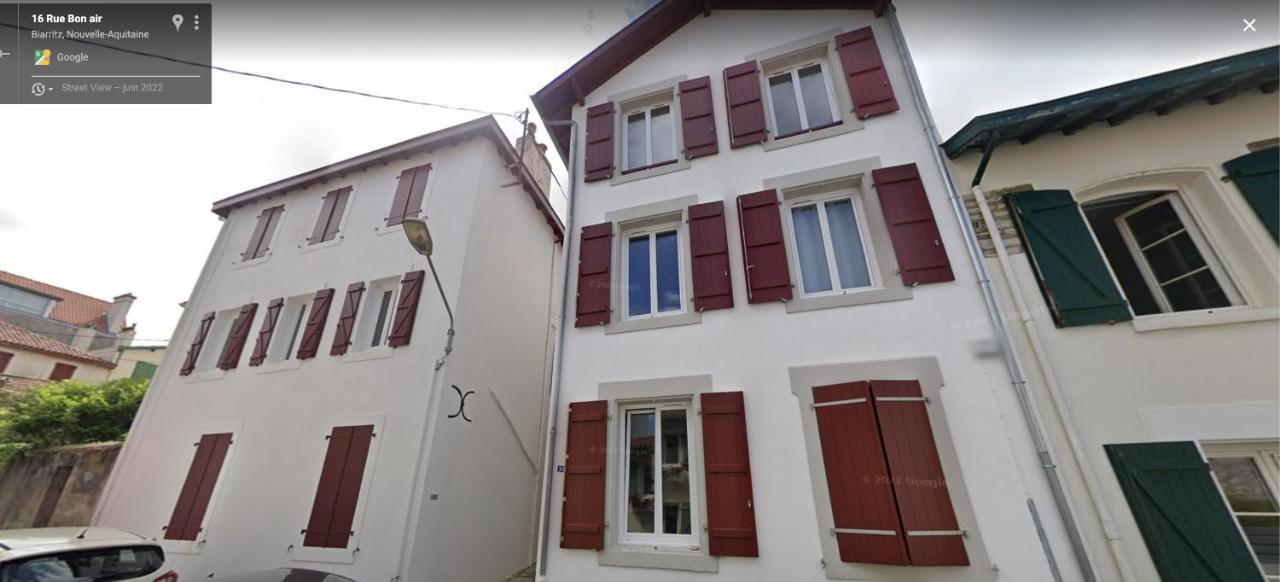 Biarritz Centre, Pres Avenue De Verdun, Cosy Apt 2 Pieces , Salon , Chambre Separe, Rue Tres Calme A 10 Minutes A Pied De La Grande Plage Luaran gambar
